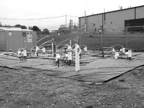 Foto 1 Toepassing Six Phase Heating op locatie (EPA)